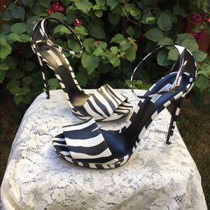 Dolce & Gabbana Zebra Print High Heel